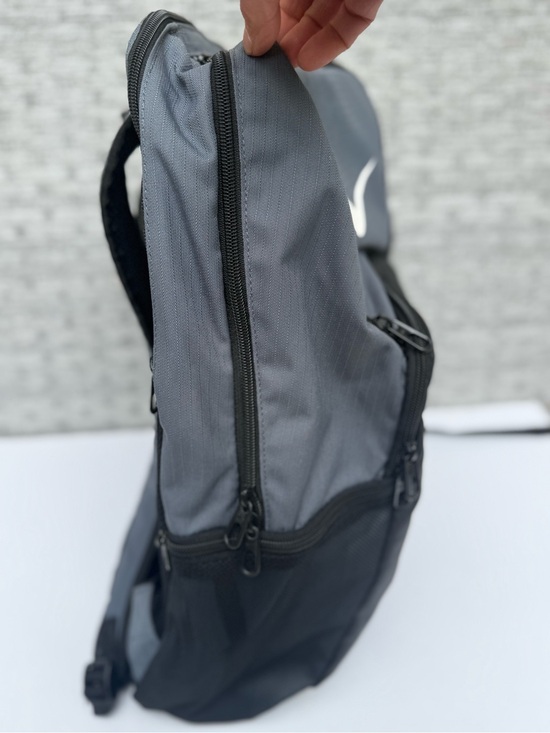 Nike Club Team Backpack Grey Black Swoosh Tech Laptop Backpack main image 8
